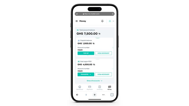 merchant dashboard